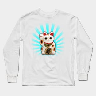 Lucky Cat - Maneki-neko Long Sleeve T-Shirt